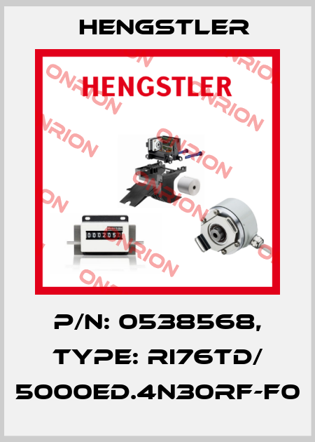 p/n: 0538568, Type: RI76TD/ 5000ED.4N30RF-F0 Hengstler