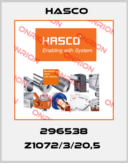 296538 Z1072/3/20,5  Hasco