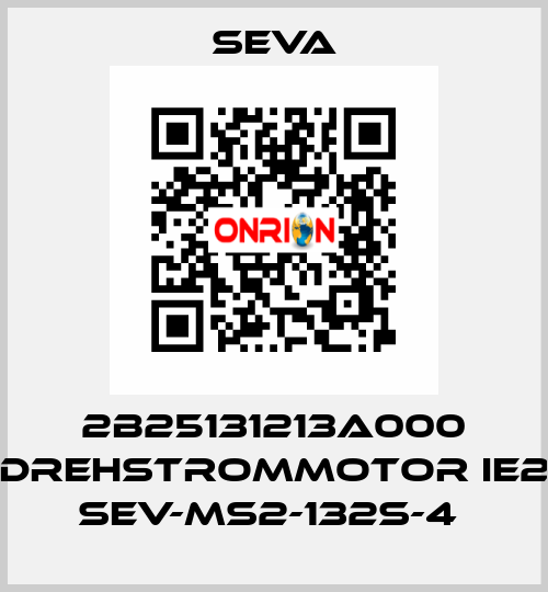 2B25131213A000 DREHSTROMMOTOR IE2 SEV-MS2-132S-4  SEVA