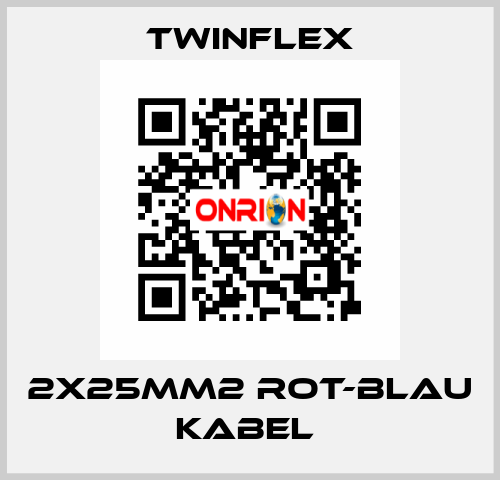 2X25MM2 ROT-BLAU KABEL  Twinflex