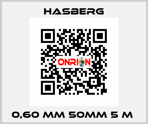 0,60 MM 50MM 5 M  Hasberg