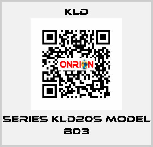 Series KLD20S Model BD3 KLD