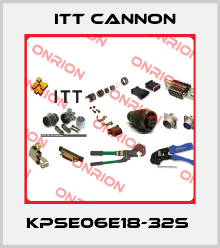 KPSE06E18-32S  Itt Cannon