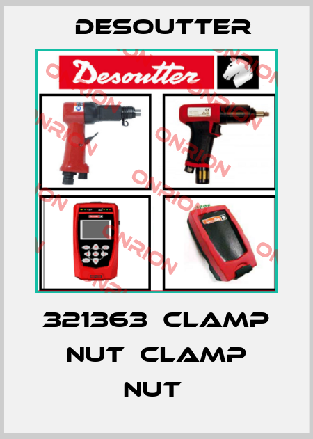 321363  CLAMP NUT  CLAMP NUT  Desoutter