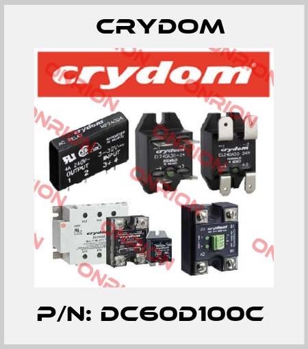 P/N: DC60D100C  Crydom