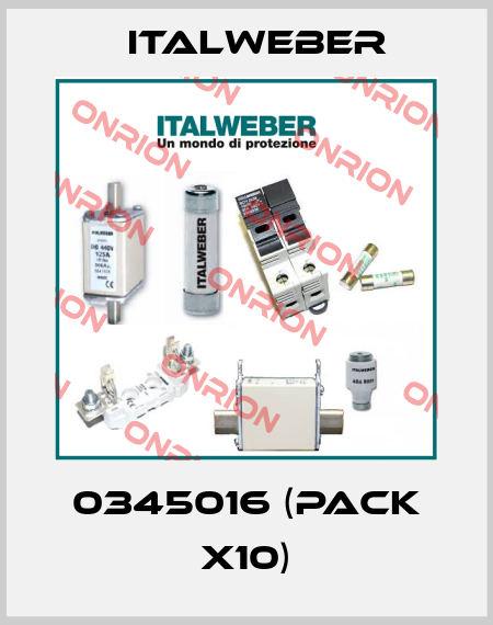 0345016 (pack x10) Italweber