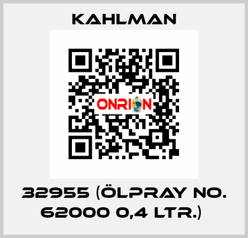 32955 (Ölpray No. 62000 0,4 ltr.)  Kahlman