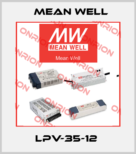 LPV-35-12  Mean Well