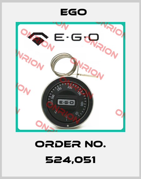 Order No. 524,051 EGO