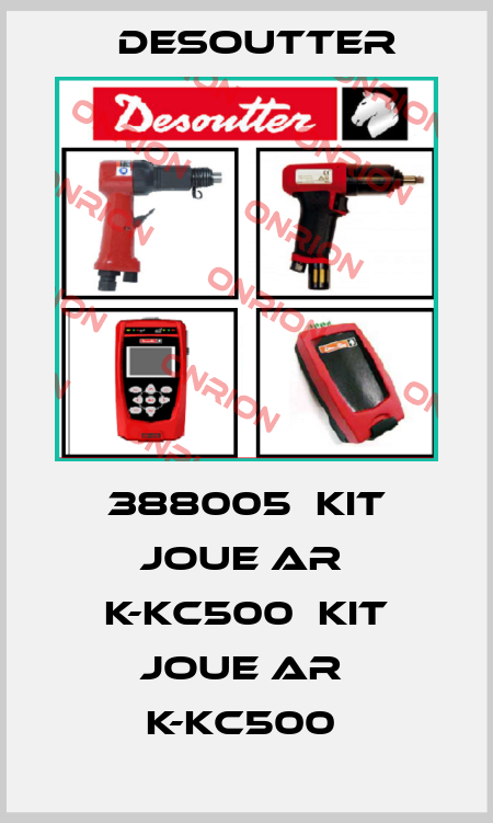 388005  KIT JOUE AR  K-KC500  KIT JOUE AR  K-KC500  Desoutter