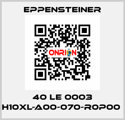 40 LE 0003 H10XL-A00-070-R0P00  Eppensteiner