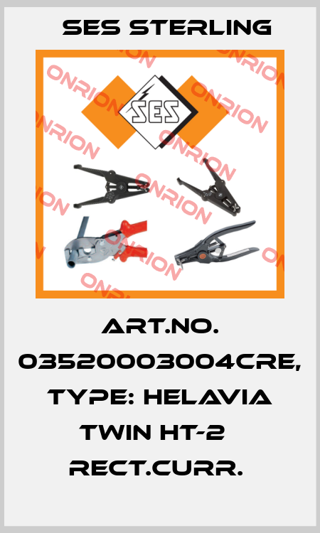 Art.No. 03520003004CRE, Type: Helavia Twin HT-2   Rect.curr.  Ses Sterling
