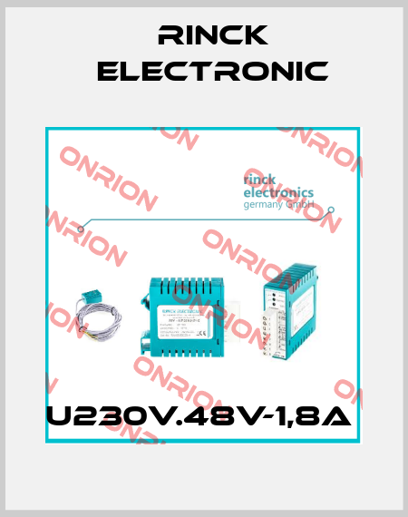 U230V.48V-1,8A  Rinck Electronic