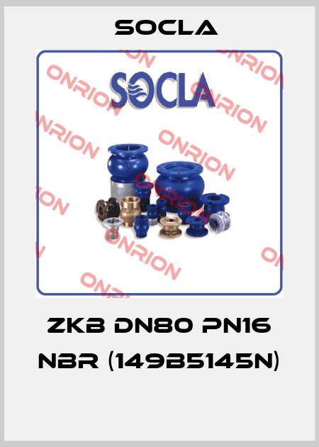 ZKB DN80 PN16 NBR (149B5145N)  Socla