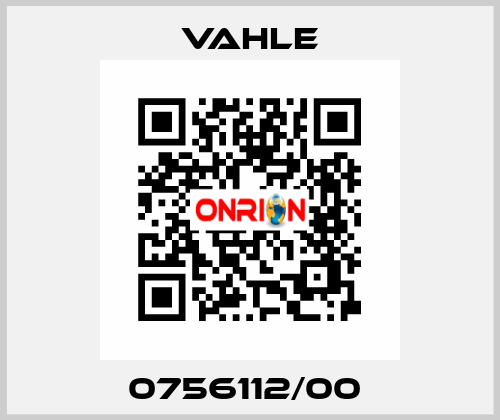 0756112/00  Vahle