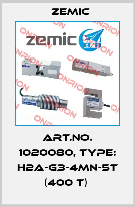 Art.No. 1020080, Type: H2A-G3-4MN-5T (400 t)  ZEMIC