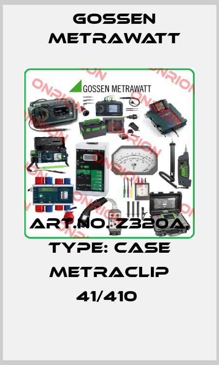Art.No. Z320A, Type: Case METRACLIP 41/410  Gossen Metrawatt