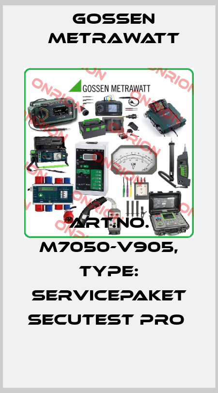 Art.No. M7050-V905, Type: SERVICEPAKET SECUTEST PRO  Gossen Metrawatt