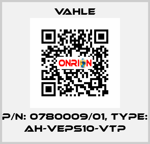 P/n: 0780009/01, Type: AH-VEPS10-VTP Vahle