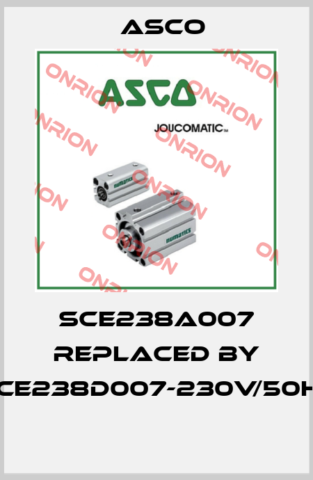 SCE238A007 REPLACED BY SCE238D007-230V/50Hz  Asco