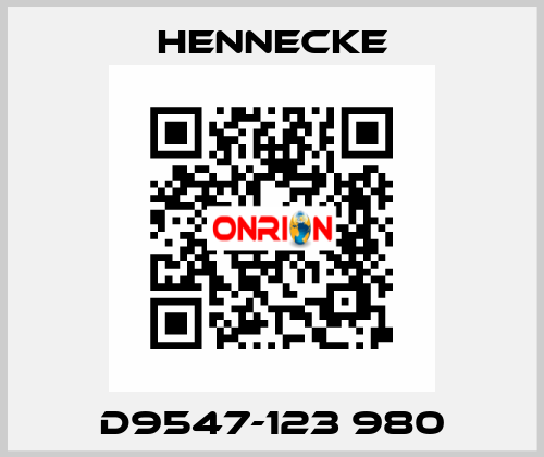 D9547-123 980 Hennecke