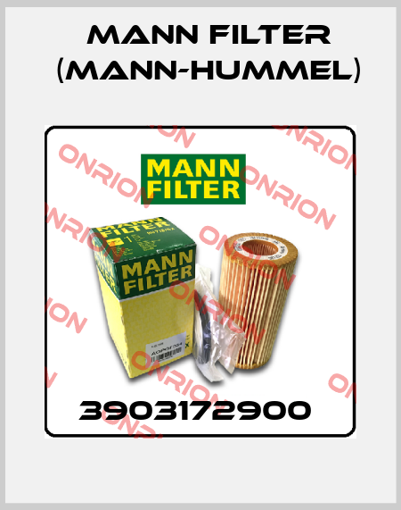 3903172900  Mann Filter (Mann-Hummel)