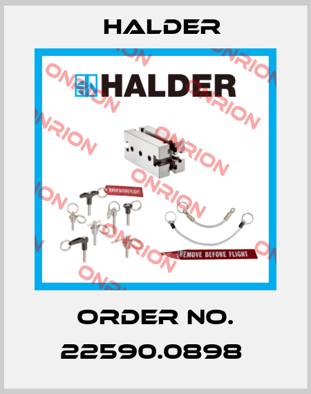 Order No. 22590.0898  Halder