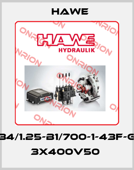 HC34/1.25-B1/700-1-43F-G24 3X400V50  Hawe