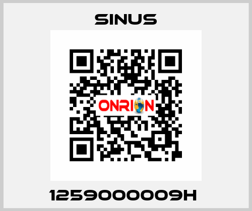  1259000009H  Sinus