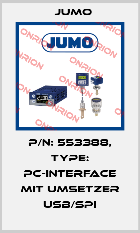 p/n: 553388, Type: PC-Interface mit Umsetzer USB/SPI Jumo
