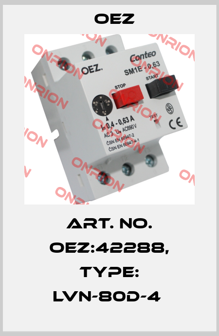 Art. No. OEZ:42288, Type: LVN-80D-4  OEZ