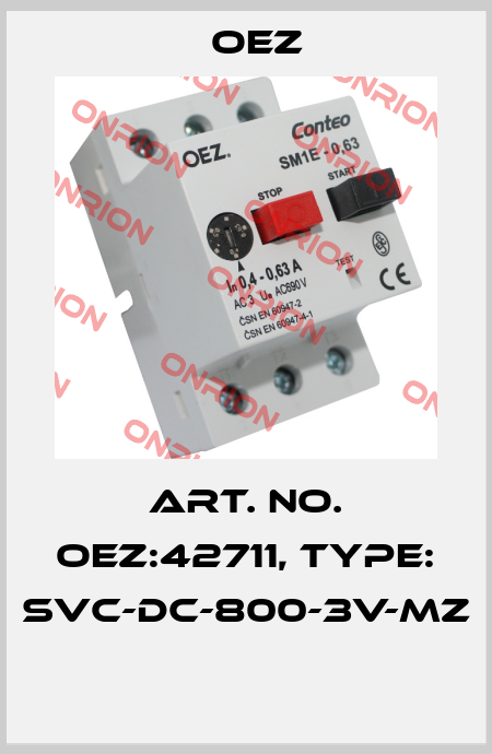 Art. No. OEZ:42711, Type: SVC-DC-800-3V-MZ  OEZ