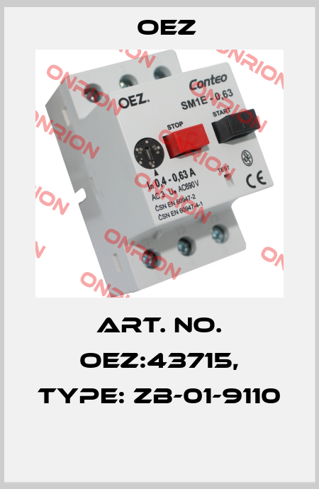 Art. No. OEZ:43715, Type: ZB-01-9110  OEZ