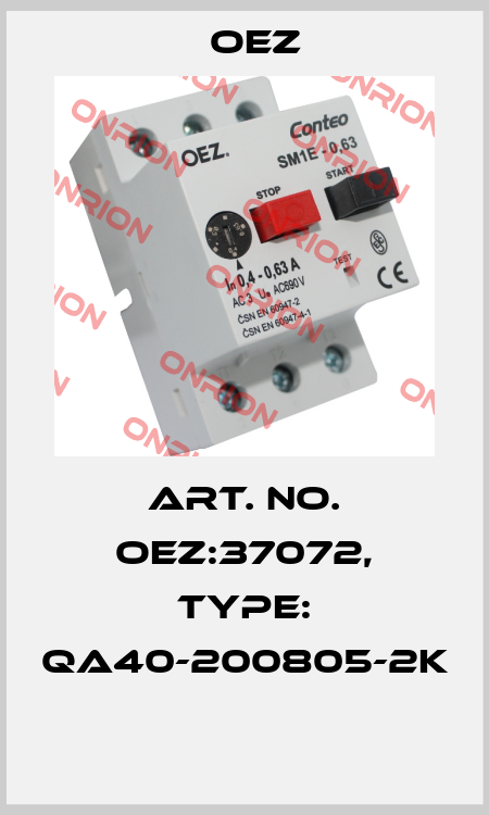 Art. No. OEZ:37072, Type: QA40-200805-2K  OEZ