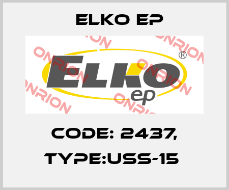 Code: 2437, Type:USS-15  Elko EP
