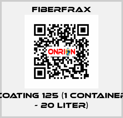 COATING 125 (1 container - 20 liter) Fiberfrax