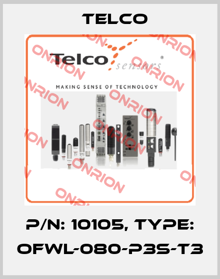 p/n: 10105, Type: OFWL-080-P3S-T3 Telco