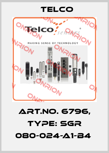 Art.No. 6796, Type: SGR 080-024-A1-B4  Telco