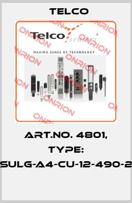 Art.No. 4801, Type: SULG-A4-CU-12-490-2  Telco