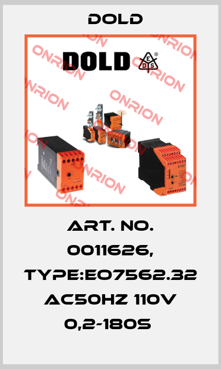 Art. No. 0011626, Type:EO7562.32 AC50HZ 110V 0,2-180S  Dold