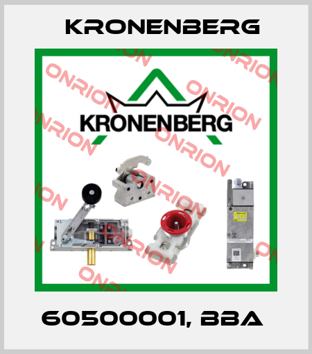 60500001, BBA  Kronenberg