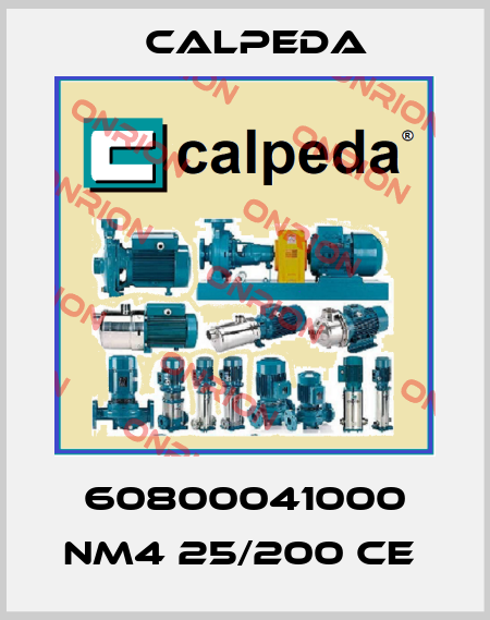 60800041000 NM4 25/200 CE  Calpeda