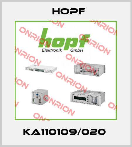 KA110109/020  Hopf