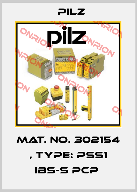 Mat. No. 302154 , Type: PSS1 IBS-S PCP  Pilz
