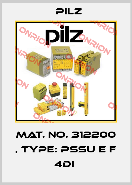 Mat. No. 312200 , Type: PSSu E F 4DI  Pilz