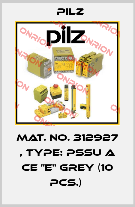 Mat. No. 312927 , Type: PSSu A CE "E" grey (10 pcs.)  Pilz