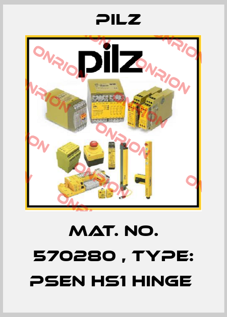 Mat. No. 570280 , Type: PSEN hs1 hinge  Pilz