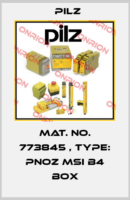 Mat. No. 773845 , Type: PNOZ msi b4 Box Pilz