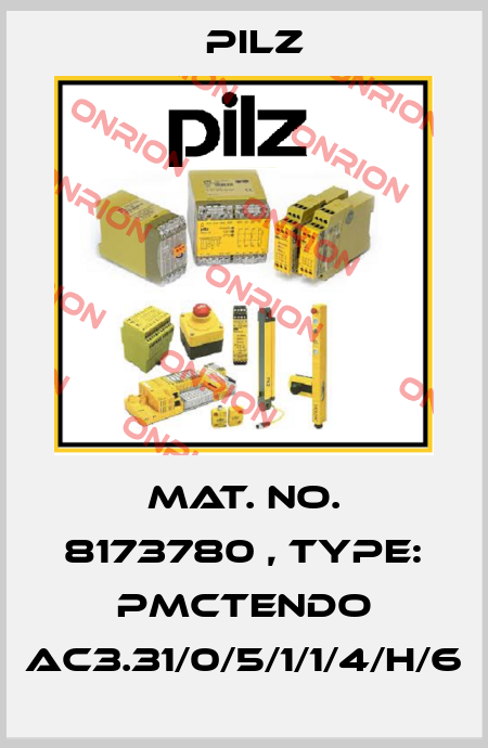 Mat. No. 8173780 , Type: PMCtendo AC3.31/0/5/1/1/4/H/6 Pilz