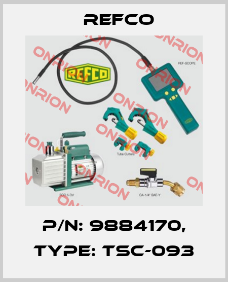 p/n: 9884170, Type: TSC-093 Refco